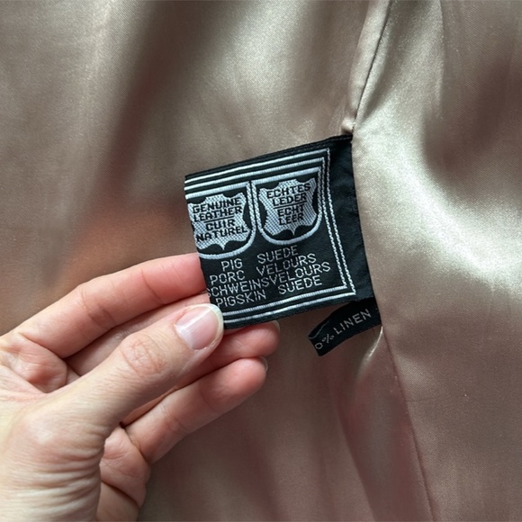 Trachten-mad’l Authentic Suede & Linen Jacket | Size L | Made in 🇩🇪 | Paid 500 - Picture 8 of 16